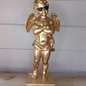 Golden too cool cherub