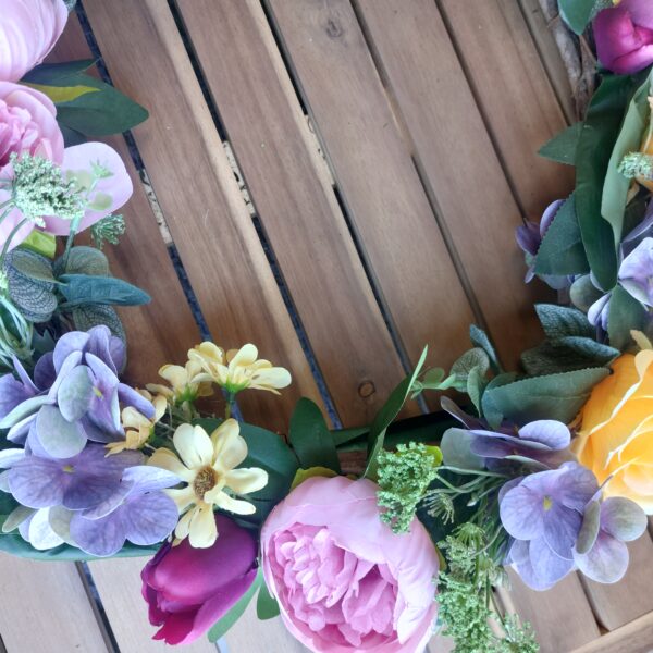 Artificial Florence wreath 40 cm - Image 3