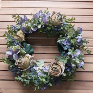 Artificial Rose 30 cm Wreath